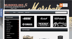 Desktop Screenshot of musiikkiliike.fi